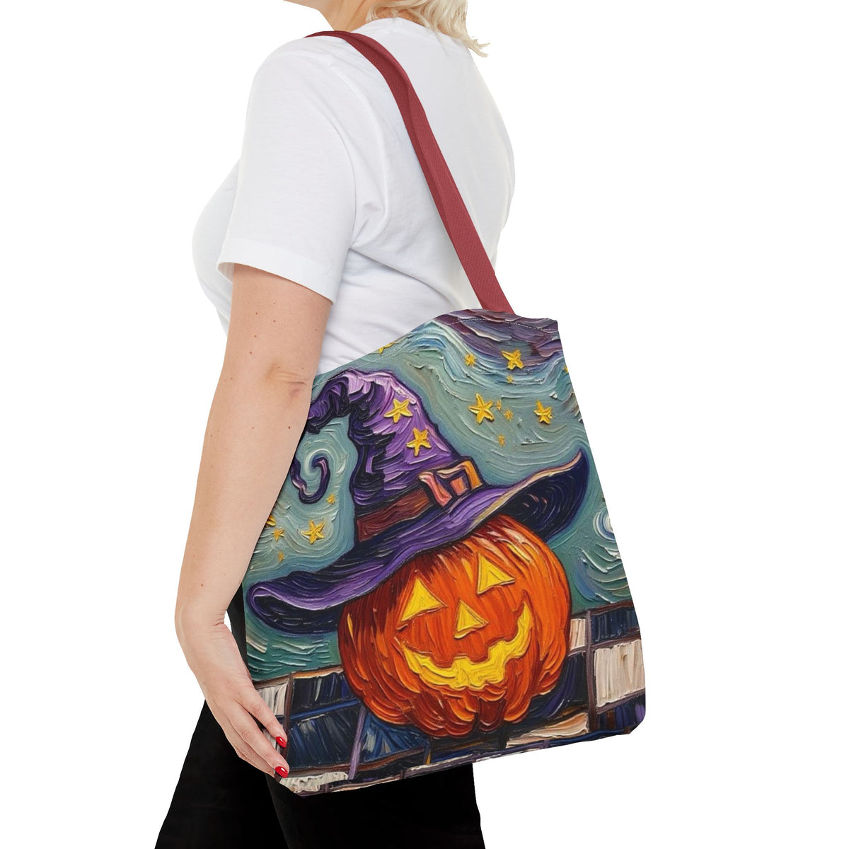 Halloween Tote Bag   - Artistic Colorful