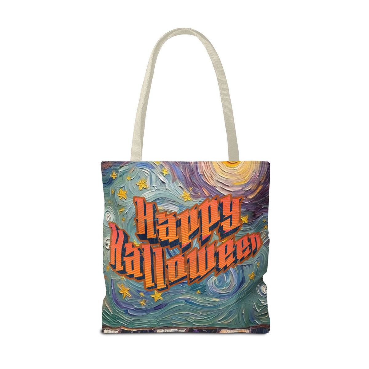Halloween Tote Bag  - Artistic Colorful - 'Jack's Midnight Magic'