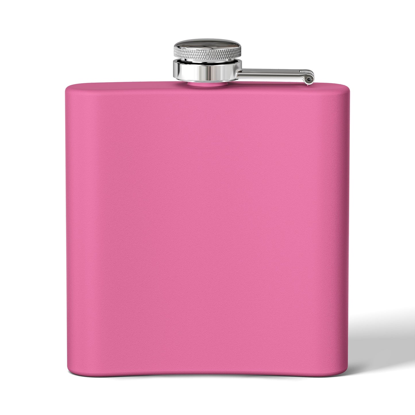 Flask - Stainless Steel 6oz - Colorful Cocktail Splash - Whimsical Artwork - 'Cheers, Darling'