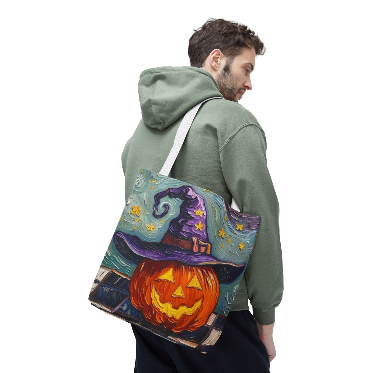 Halloween Tote Bag   - Artistic Colorful