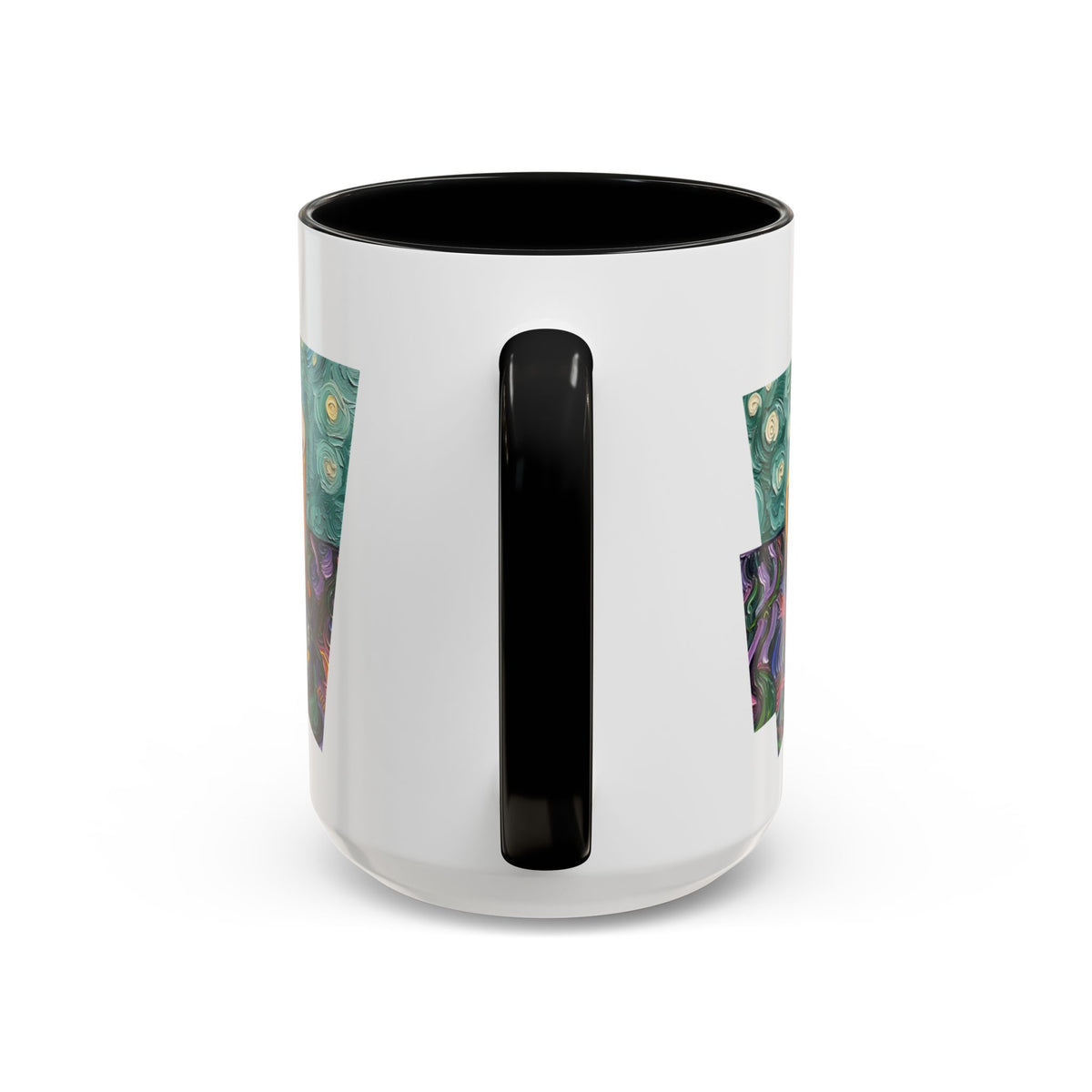 Coffee Mug Colorful Art - Coffee Cup Unique Painterly Design - 'Perk Up'