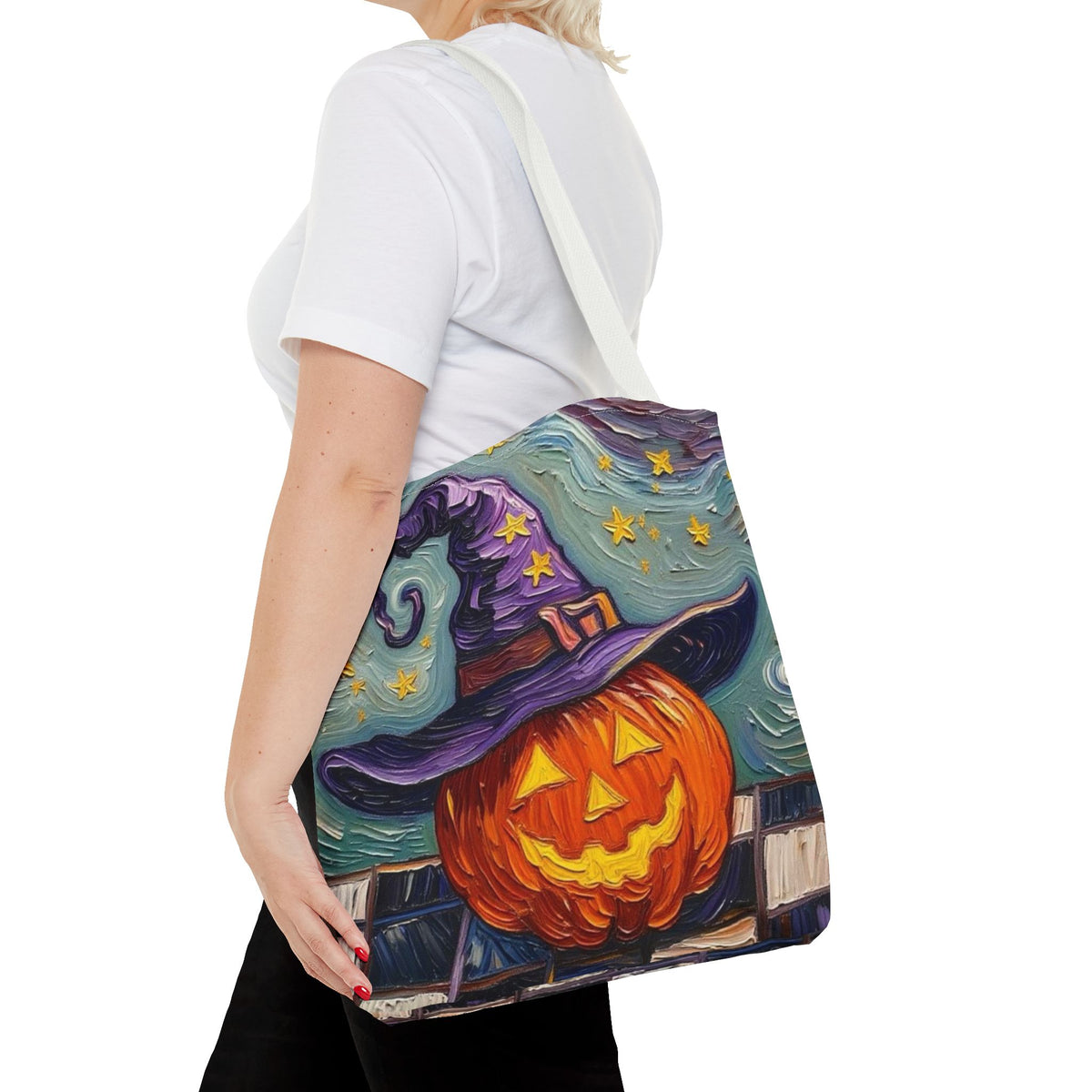 Halloween Tote Bag   - Artistic Colorful