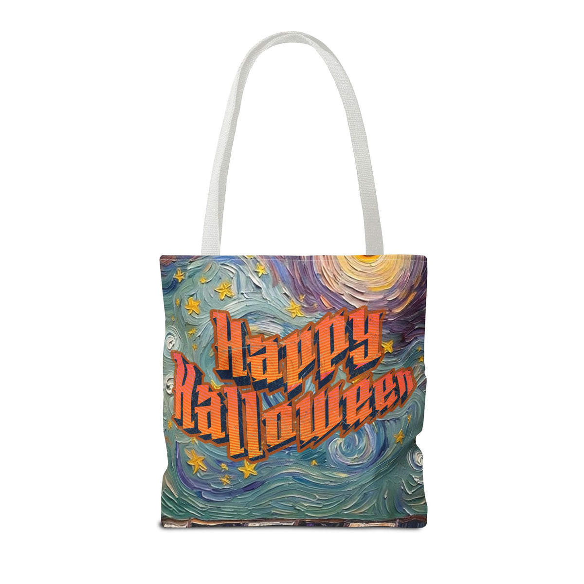 Halloween Tote Bag  - Artistic Colorful - 'Jack's Midnight Magic'