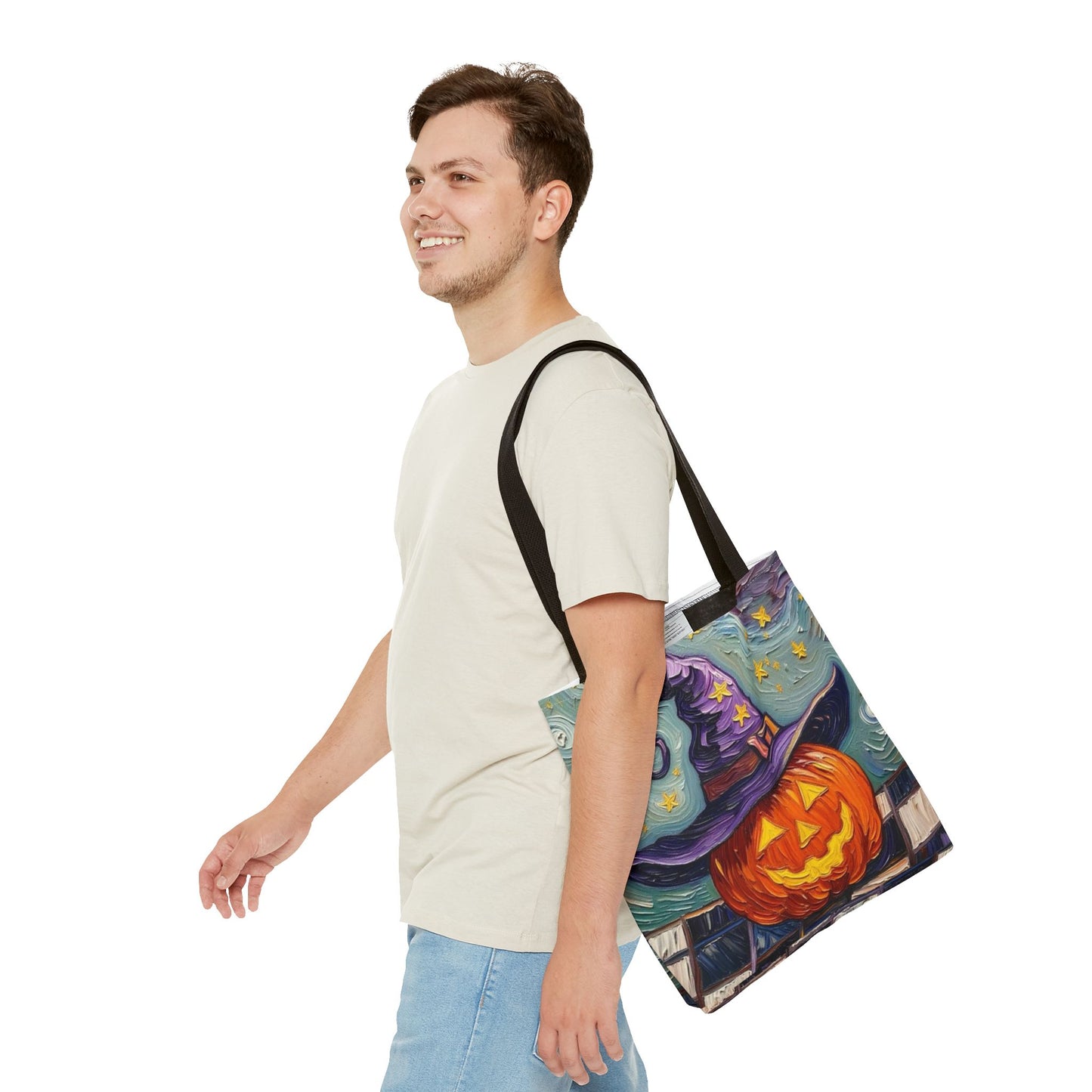 Halloween Tote Bag   - Artistic Colorful