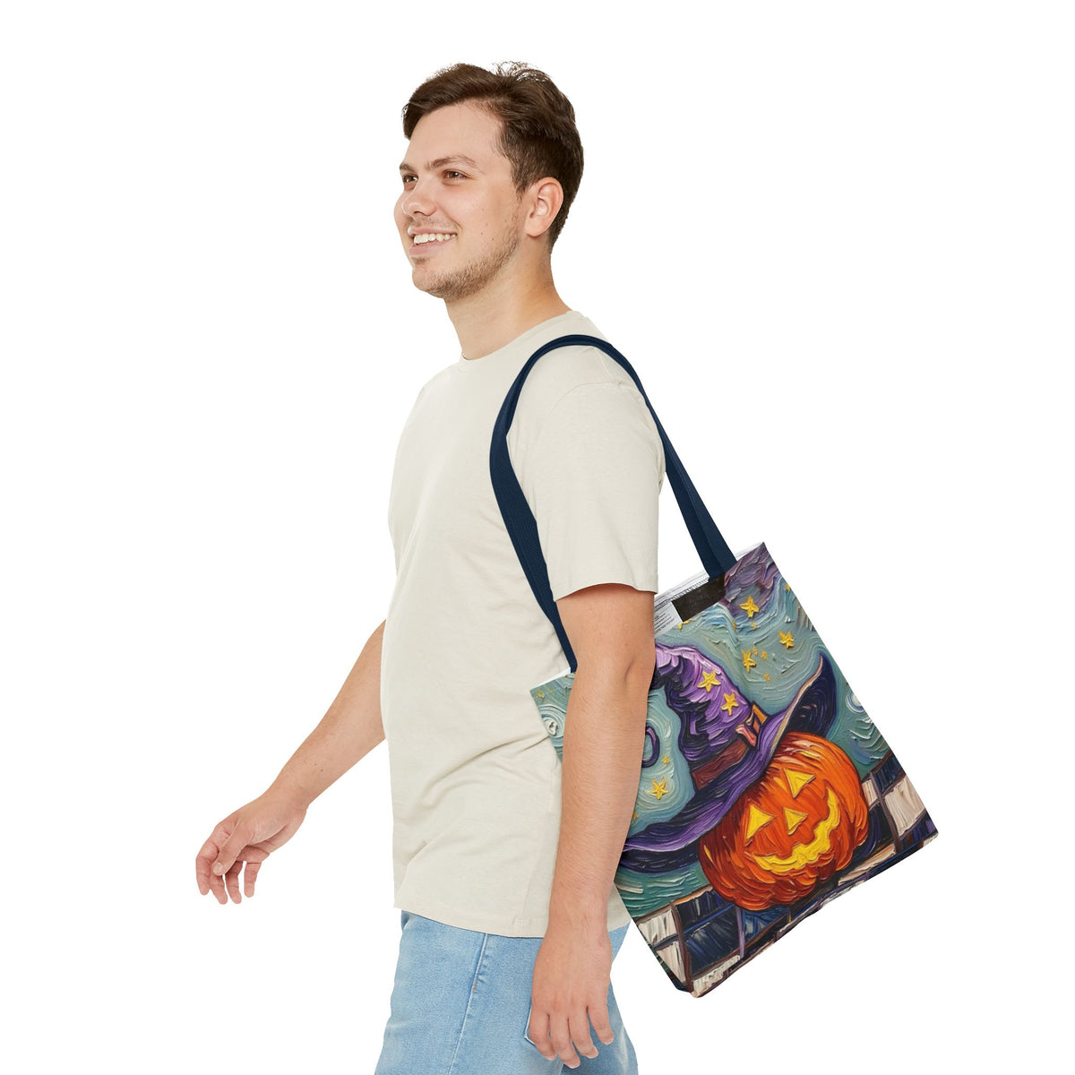 Halloween Tote Bag   - Artistic Colorful