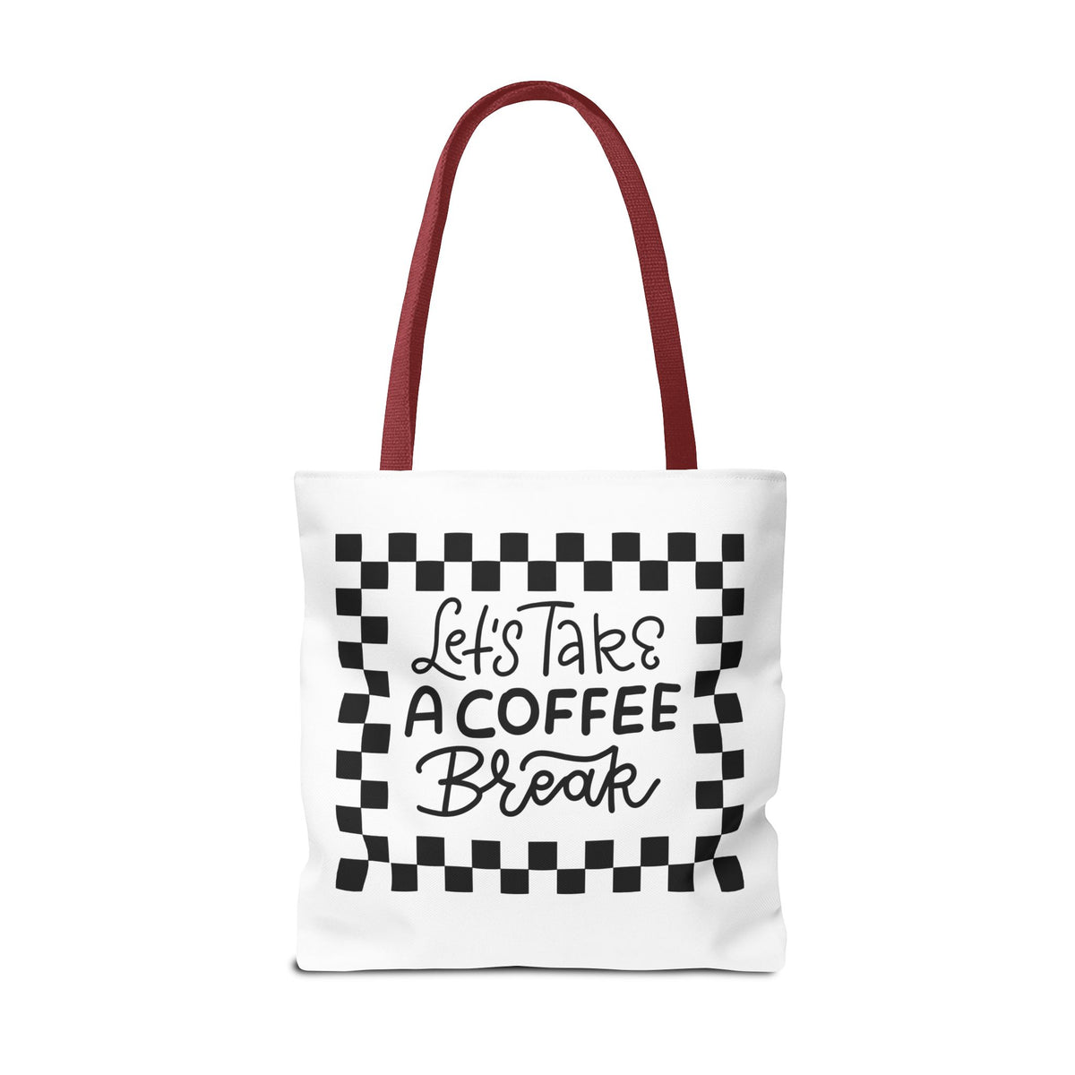 Tote Bag - Colorful Striped Coffee Cup - Painterly Style Design  - 'Mocha Dreams'