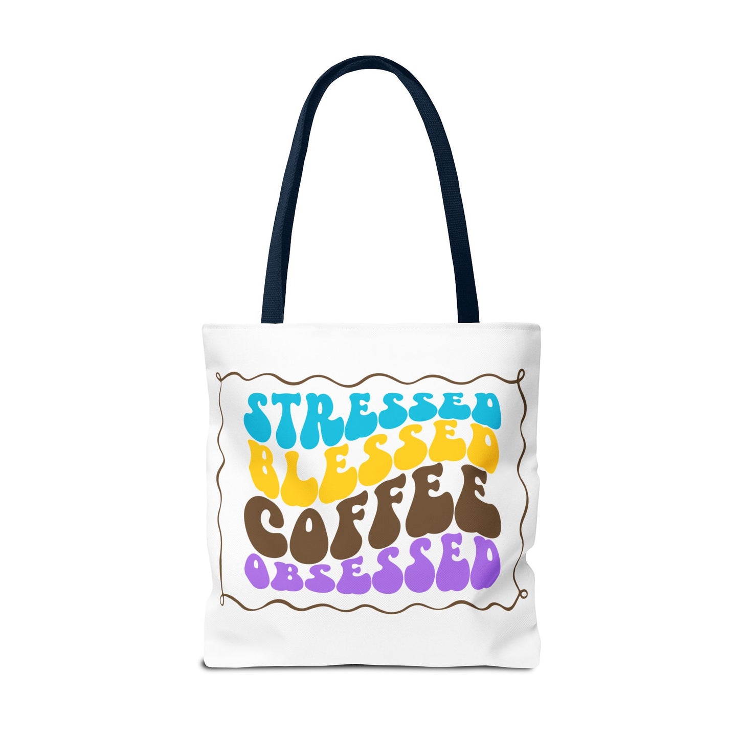 Tote Bag - Flower Coffee Cup - Painterly Style Design - 'Rich Roast'