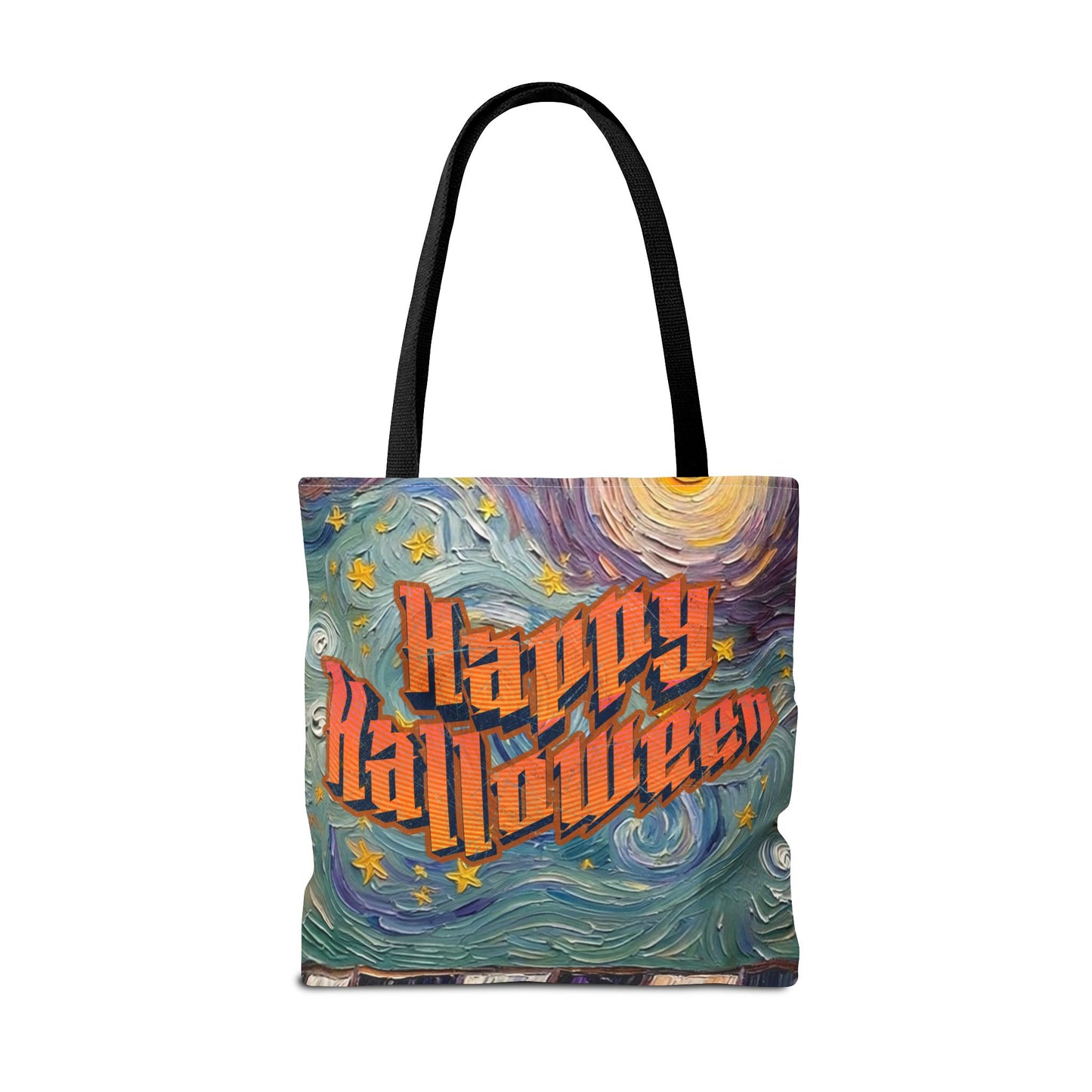 Halloween Tote Bag  - Artistic Colorful - 'Jack's Midnight Magic'