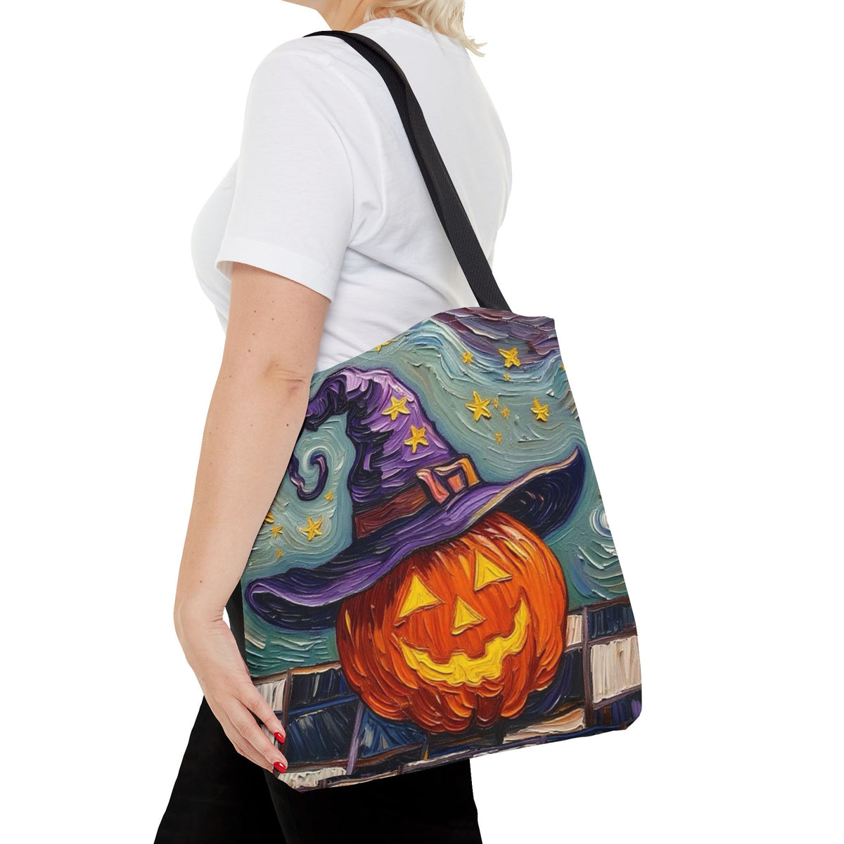 Halloween Tote Bag   - Artistic Colorful
