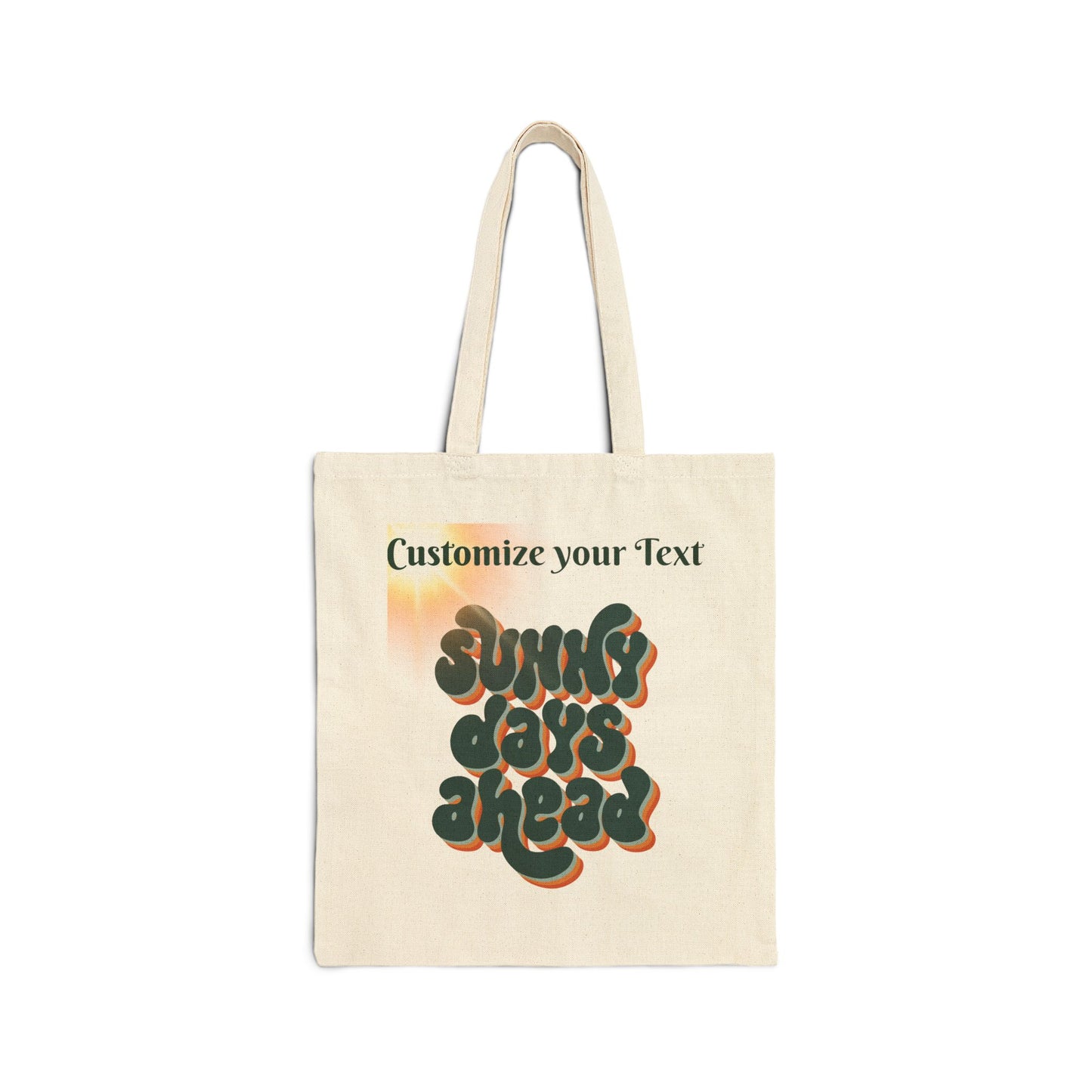 Tote — Tropical Sunset Palm Beach Canvas Tote