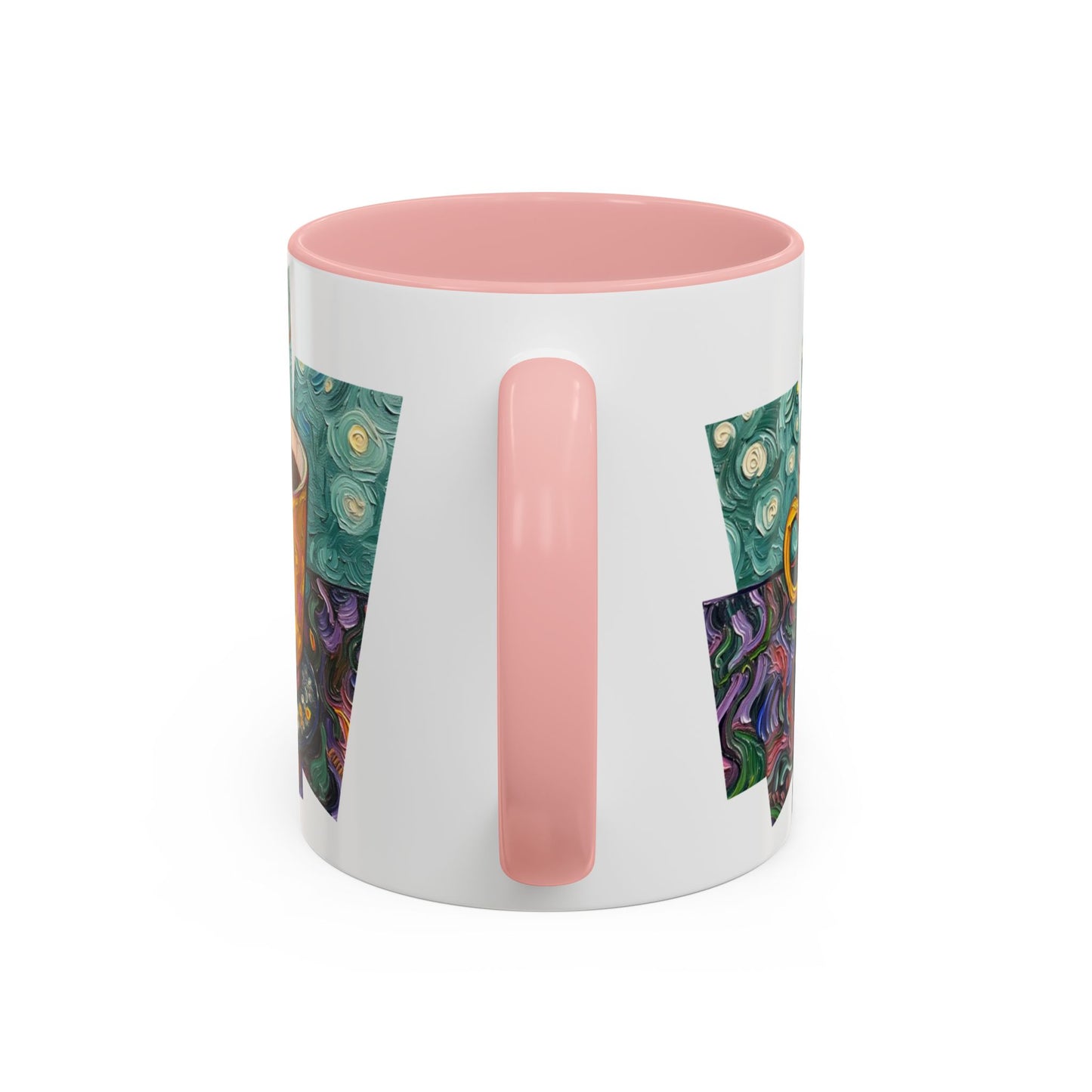 Coffee Mug Colorful Art - Coffee Cup Unique Painterly Design - 'Perk Up'