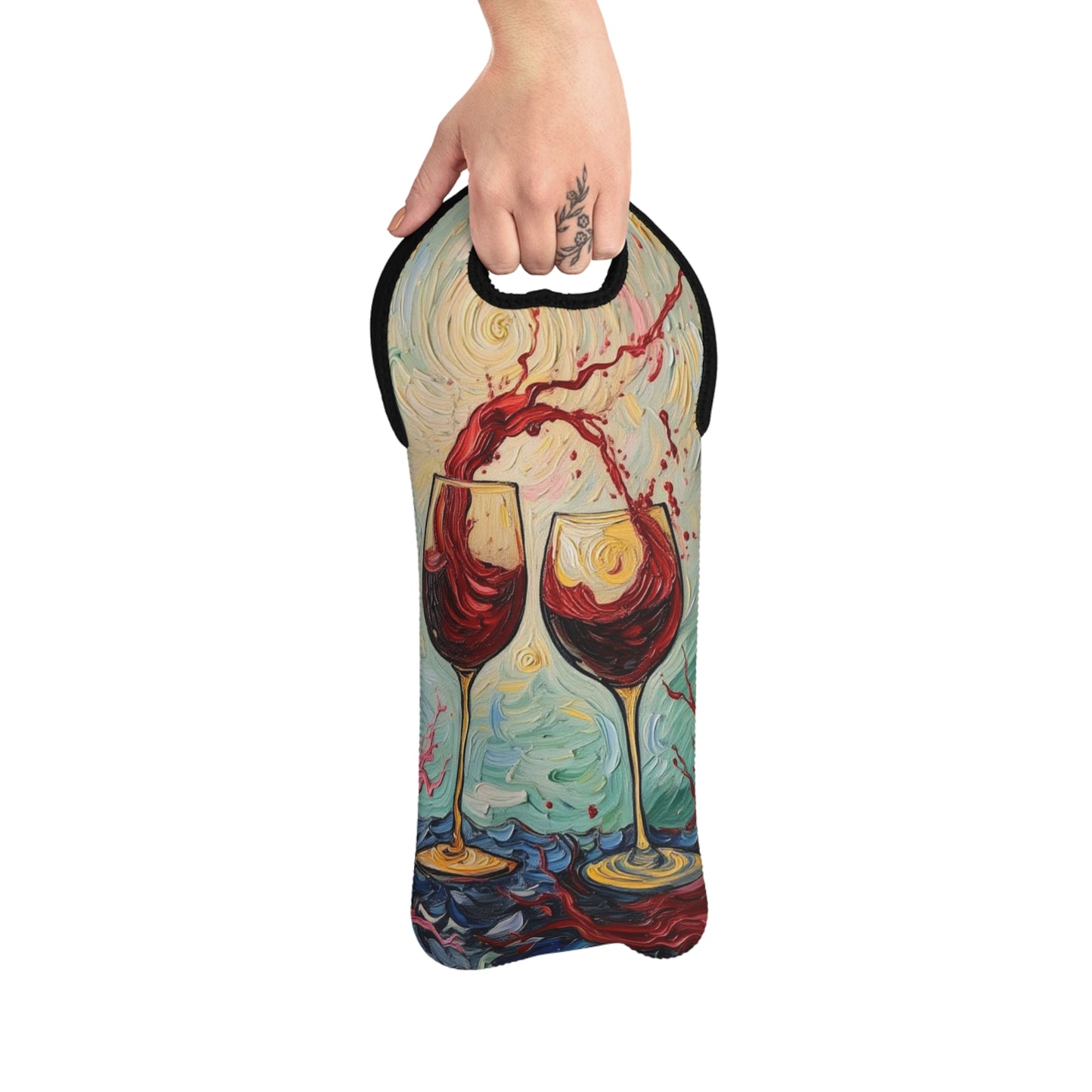 Artful Wine Lover's Tote | Cheers to Us