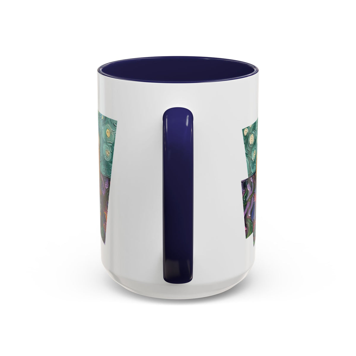 Coffee Mug Colorful Art - Coffee Cup Unique Painterly Design - 'Perk Up'