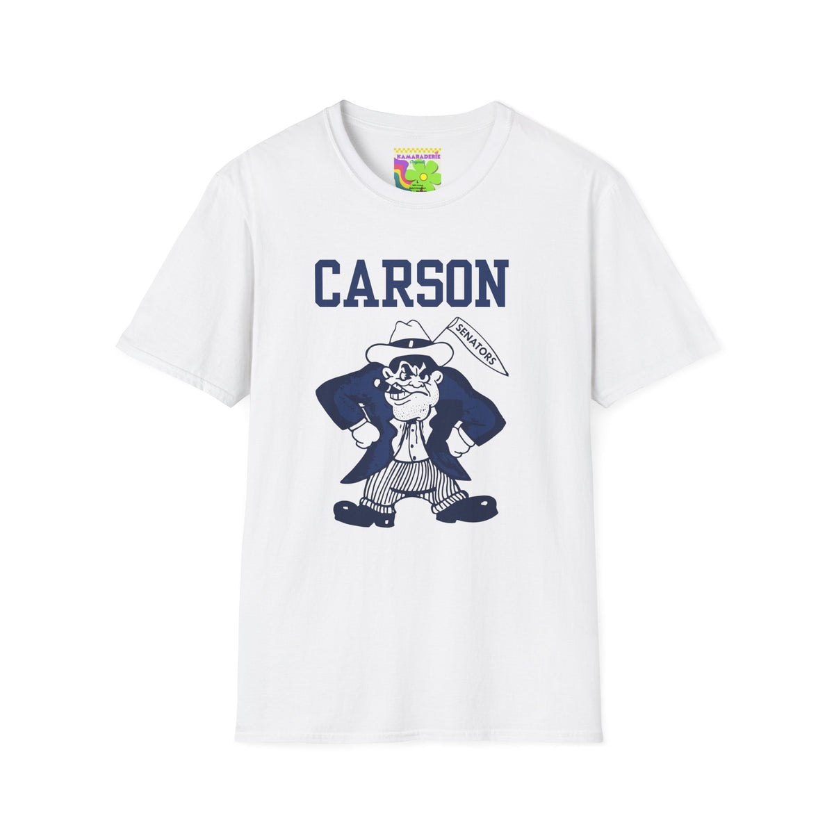 Vintage Carson Senators Mascot T-Shirt