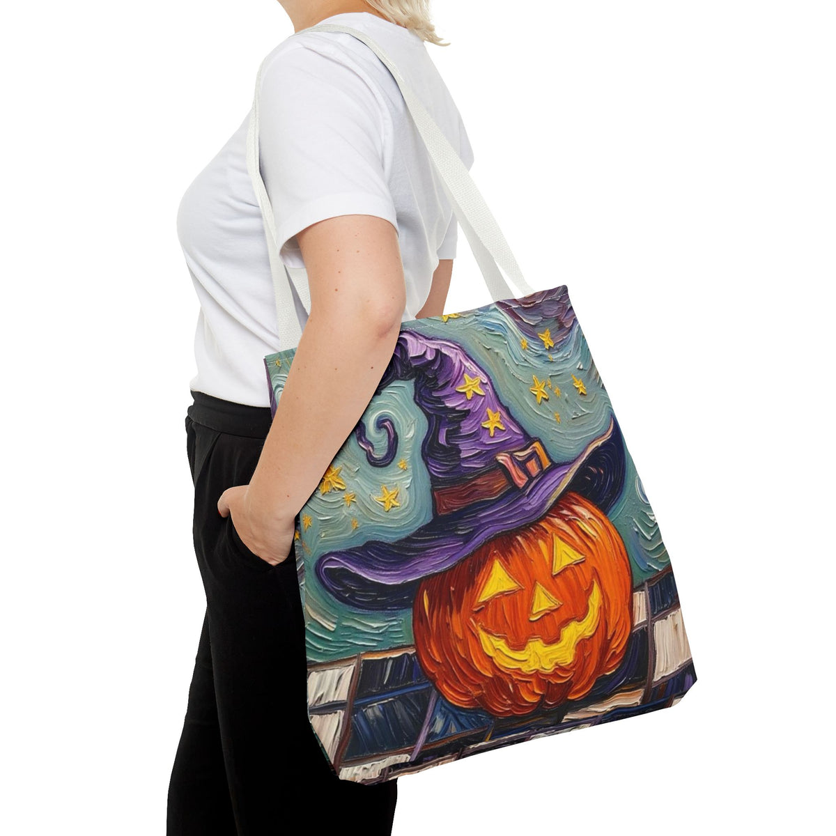 Halloween Tote Bag   - Artistic Colorful