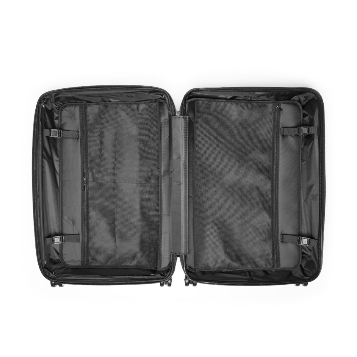 Luggage - Suitcases - Carry-on - Psychedelic Disco Platform Boot - Painterly Style Artistic Rolling Suitcase - 'Golden Groove''