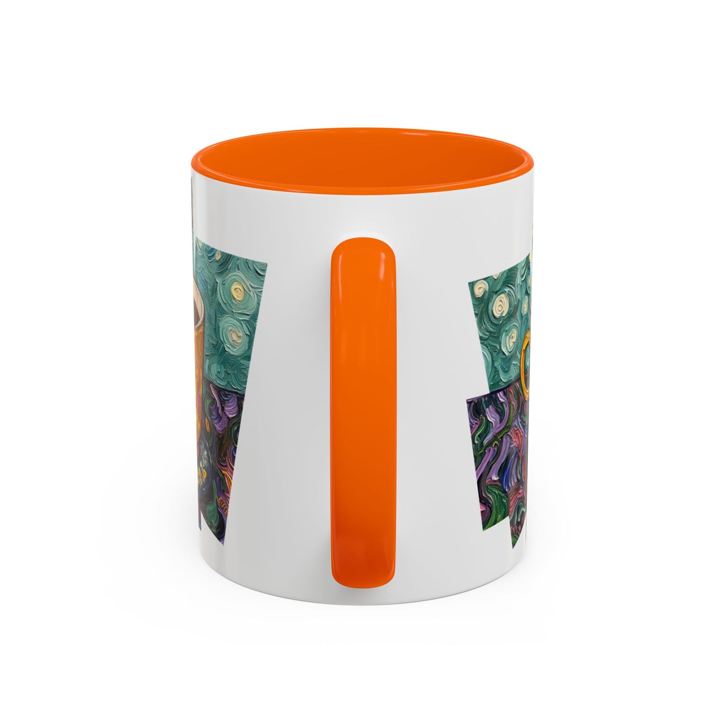 Coffee Mug Colorful Art - Coffee Cup Unique Painterly Design - 'Perk Up'
