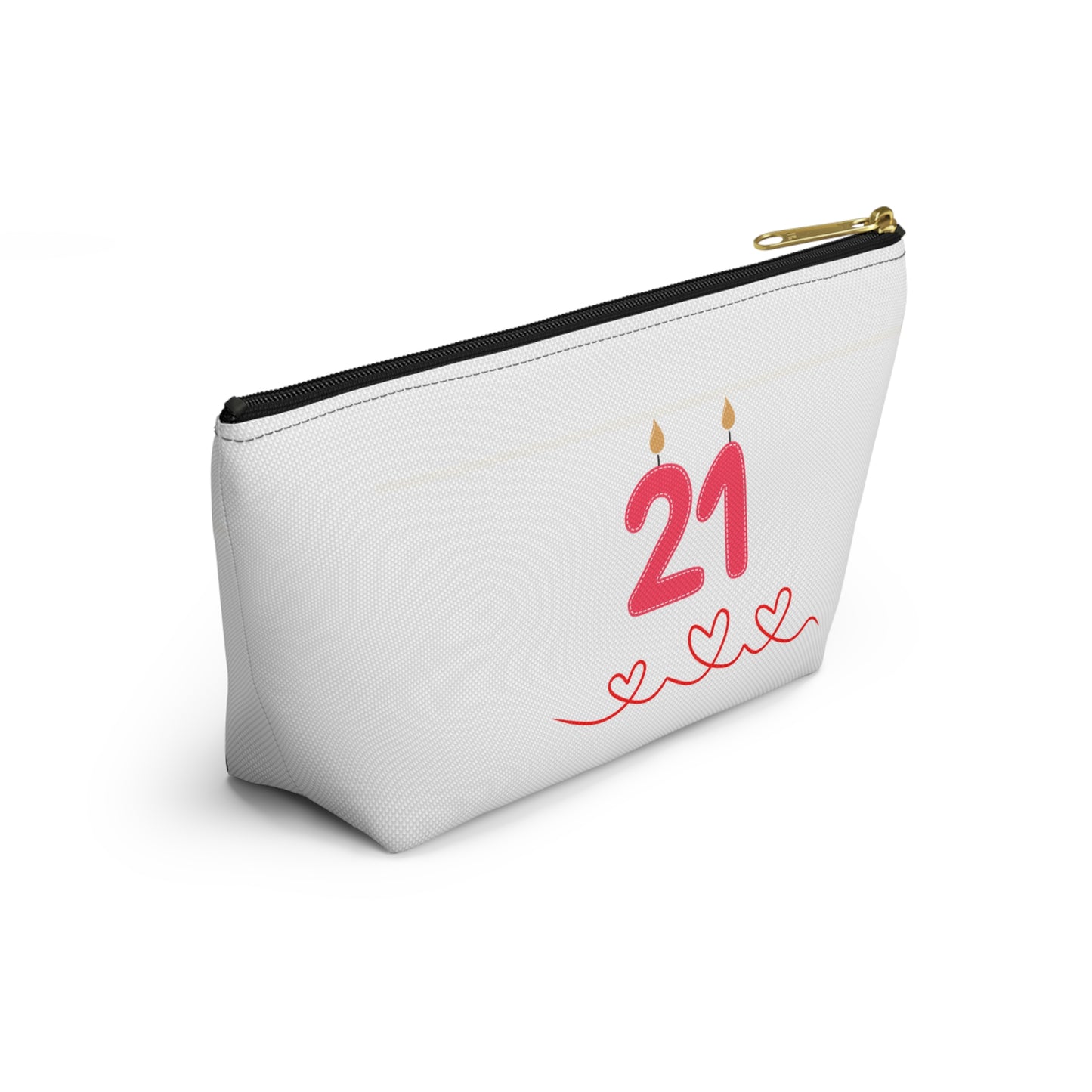 Cocktail Cheers Accessory Pouch — 21st Birthday Makeup Bag