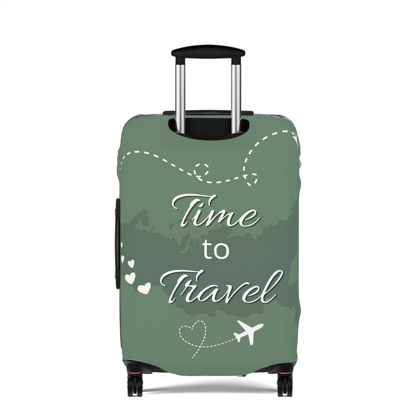 Luggage Cover Protector -Tropical Painterly Style Design - 'Into the Sunset'  -