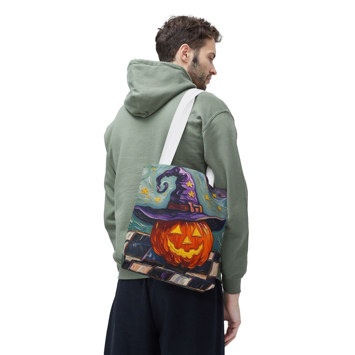 Halloween Tote Bag   - Artistic Colorful