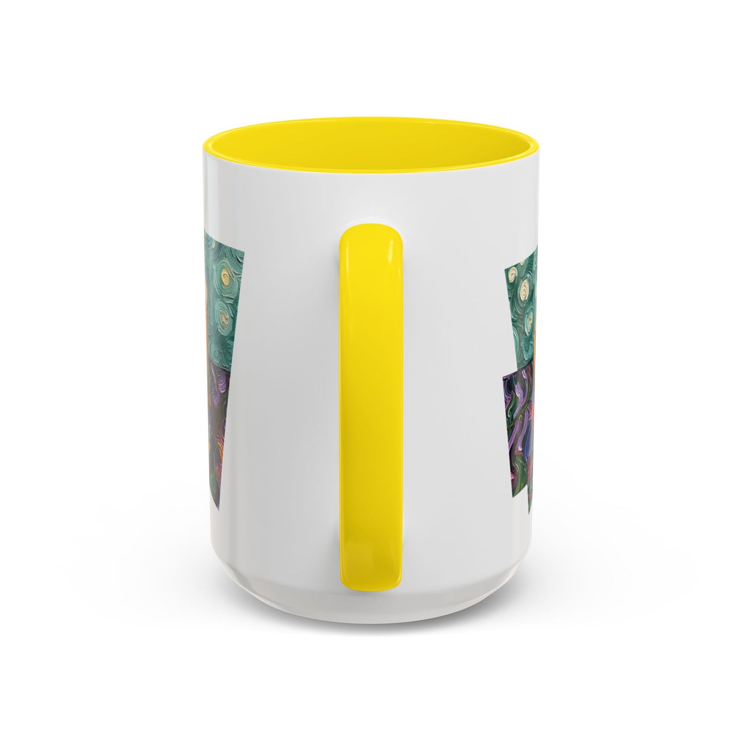 Coffee Mug Colorful Art - Coffee Cup Unique Painterly Design - 'Perk Up'