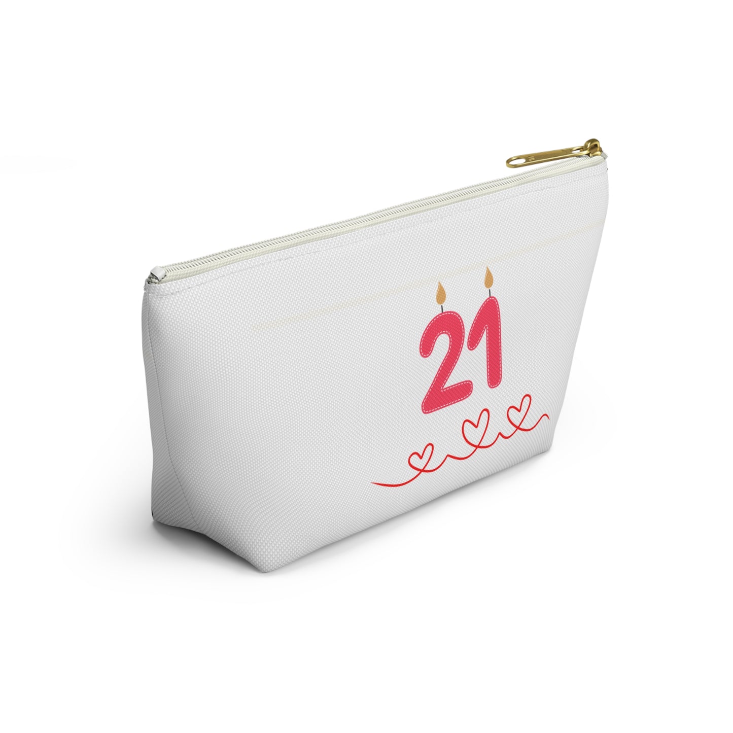 Cocktail Cheers Accessory Pouch — 21st Birthday Makeup Bag