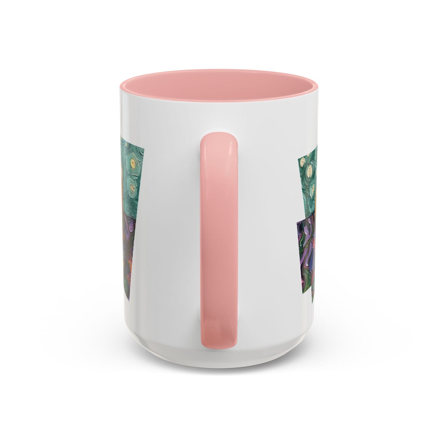 Coffee Mug Colorful Art - Coffee Cup Unique Painterly Design - 'Perk Up'