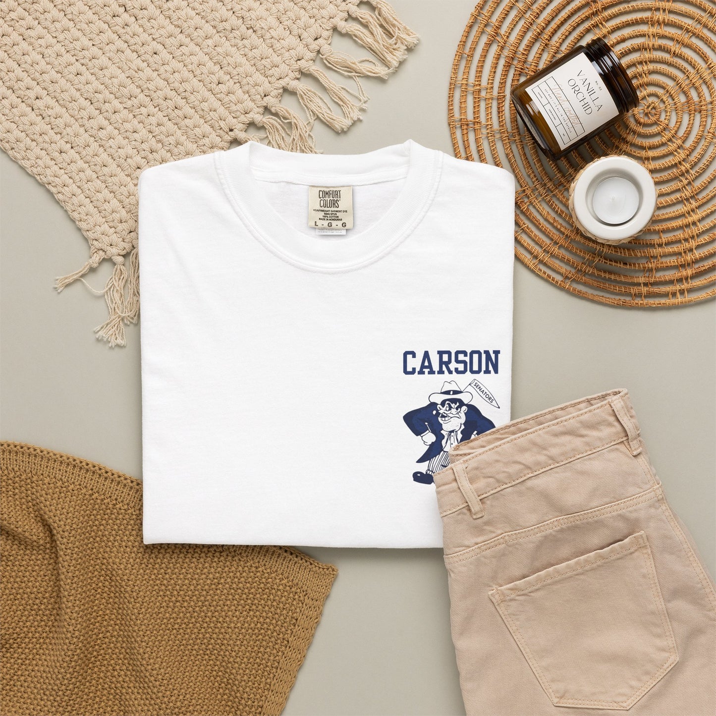 Carson Mascot T-Shirt — Vintage School Spirit Tee