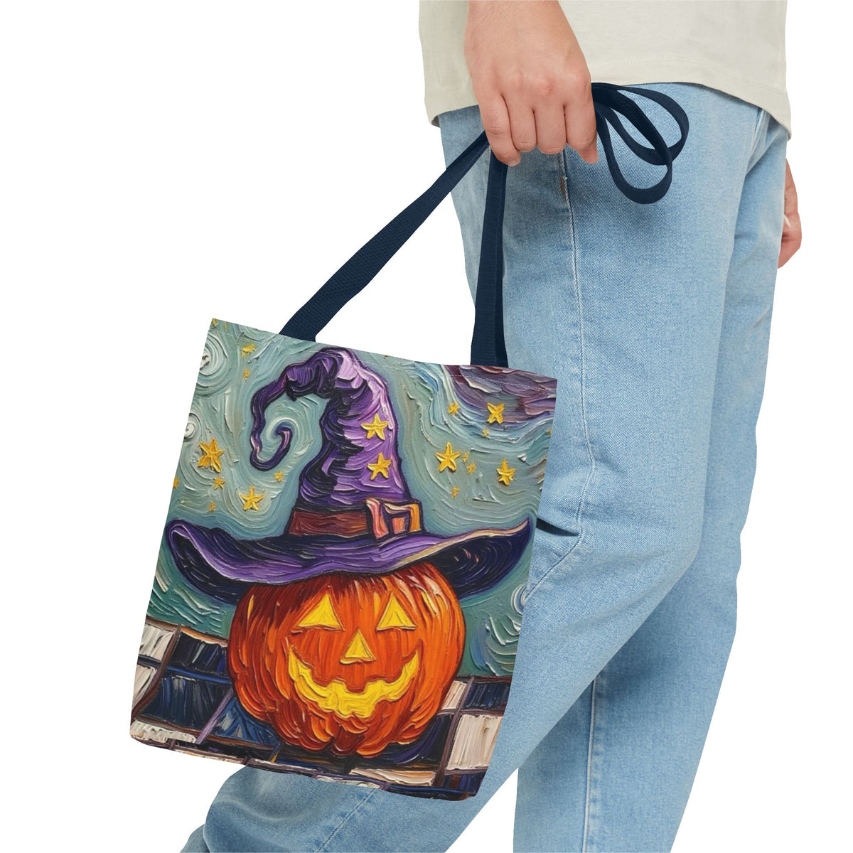 Halloween Tote Bag   - Artistic Colorful