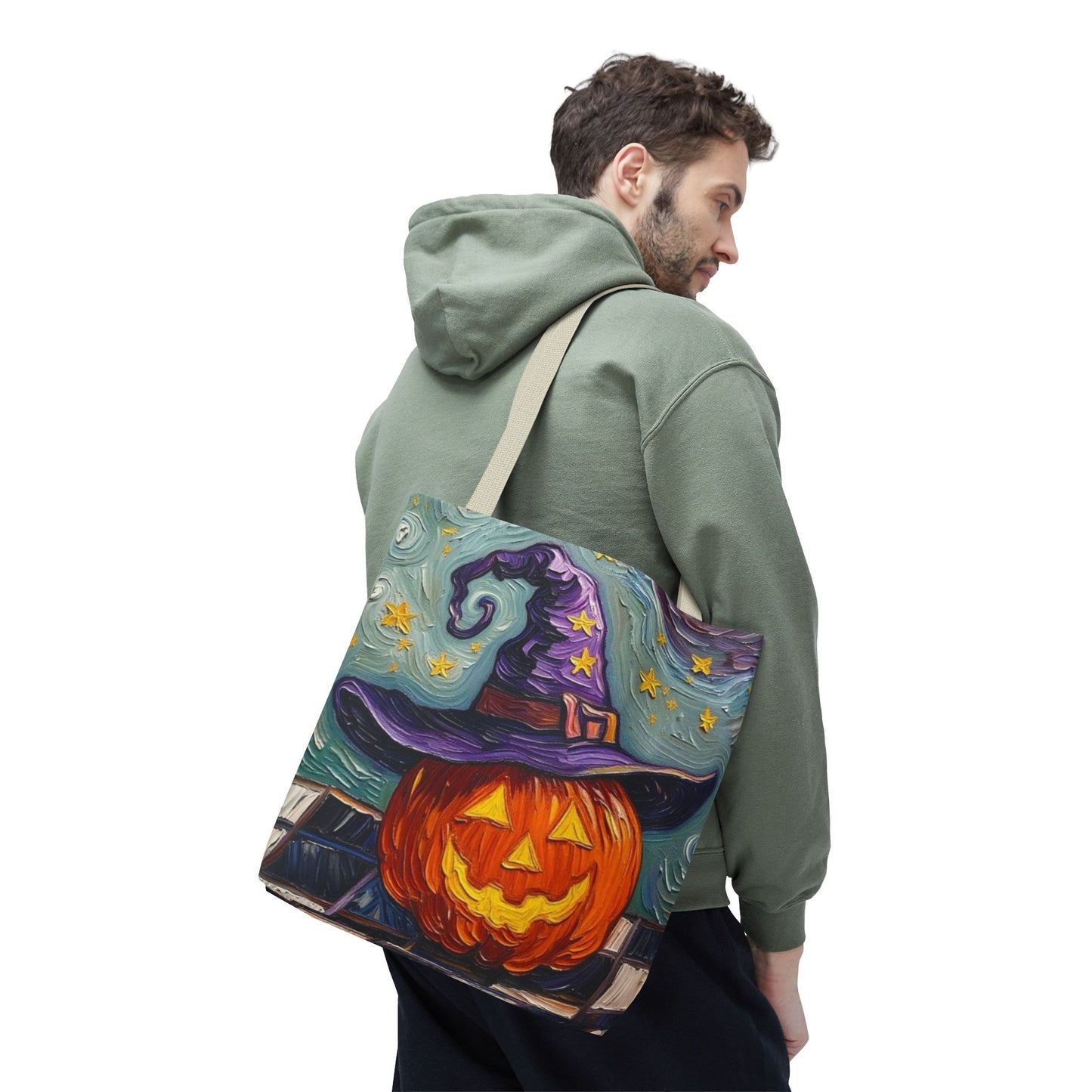 Halloween Tote Bag   - Artistic Colorful