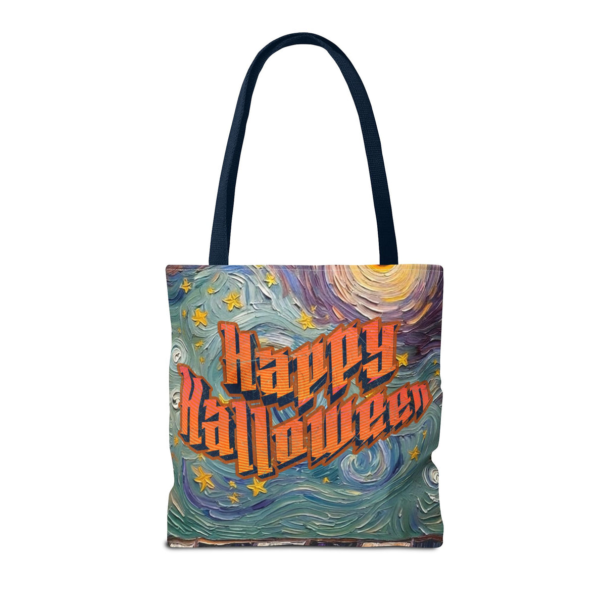 Halloween Tote Bag  - Artistic Colorful - 'Jack's Midnight Magic'