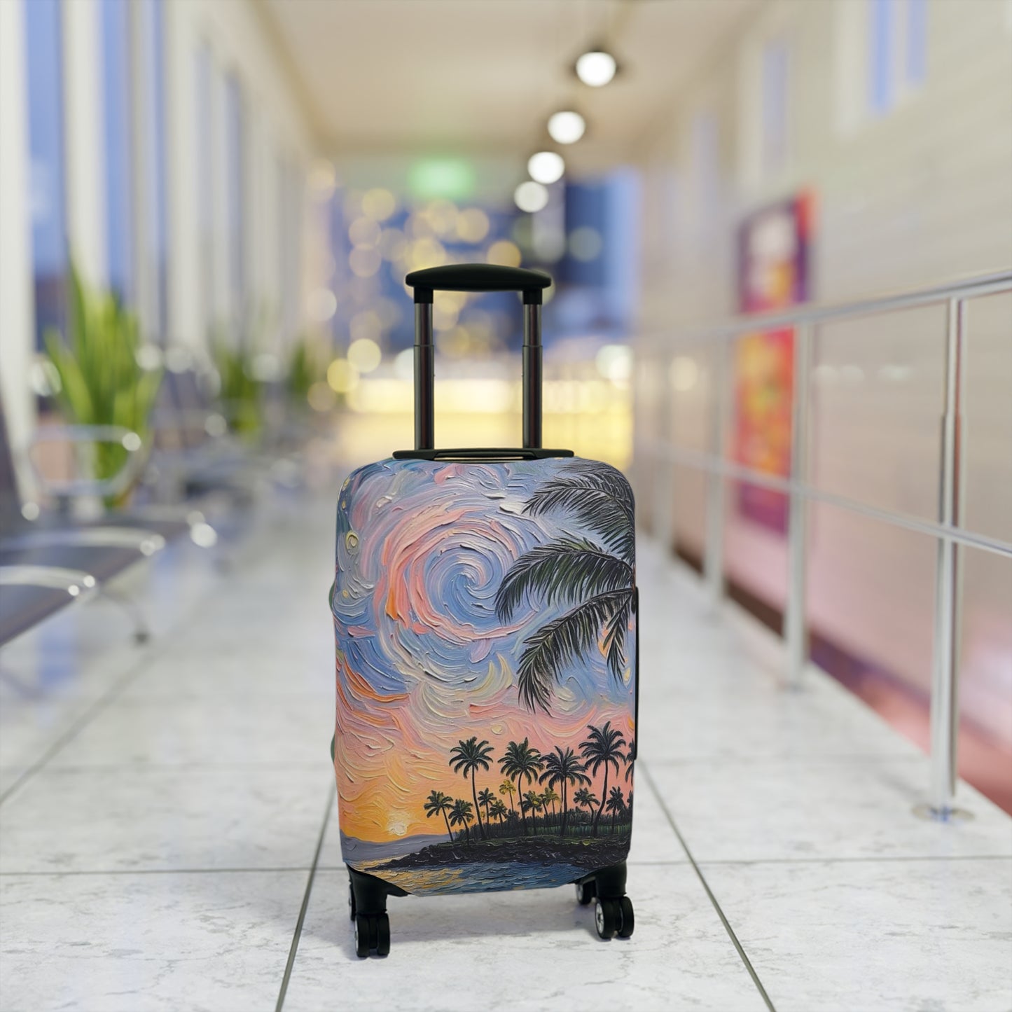 Tropical Design Luggage Cover | Tropical Travel Suitcase Protector