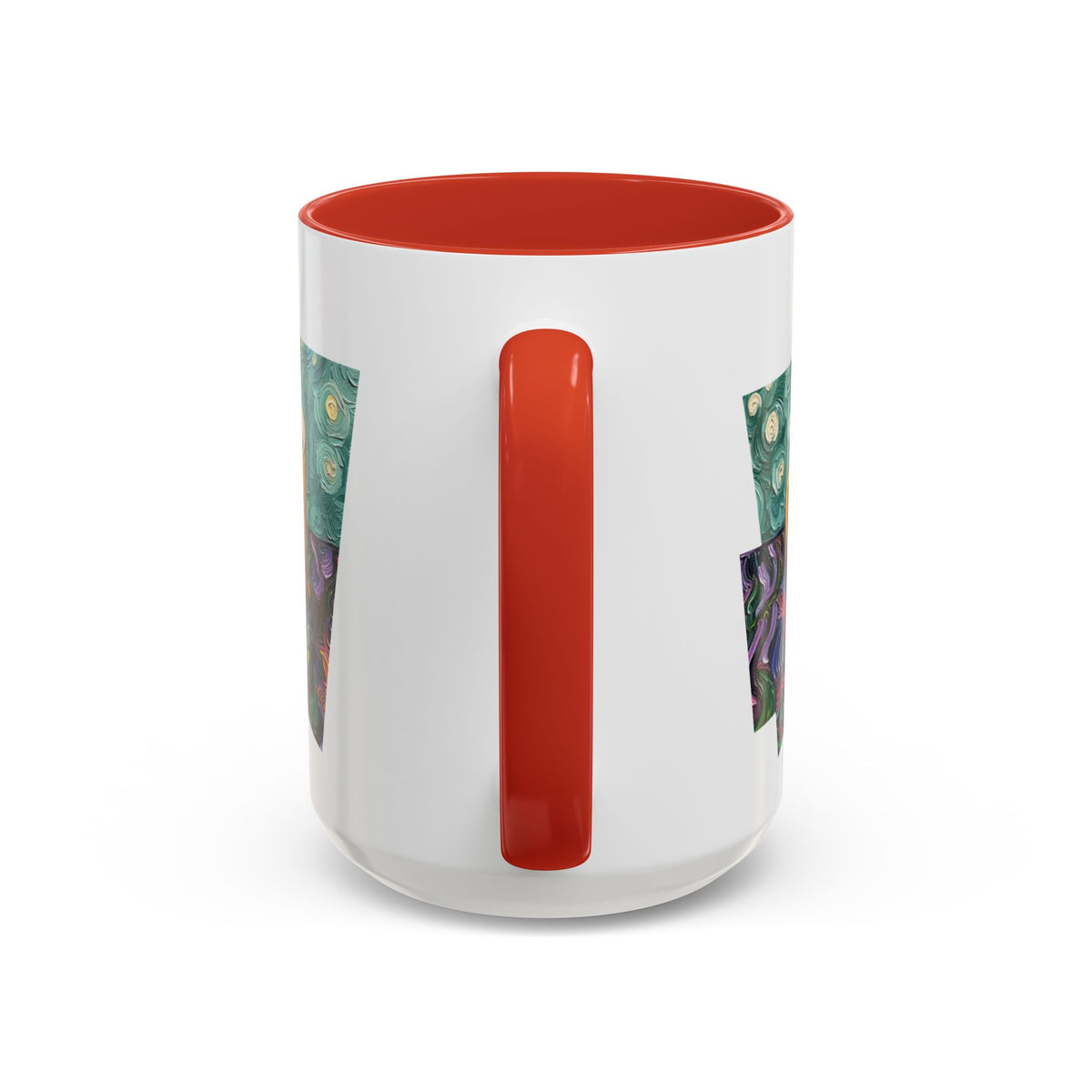 Coffee Mug Colorful Art - Coffee Cup Unique Painterly Design - 'Perk Up'