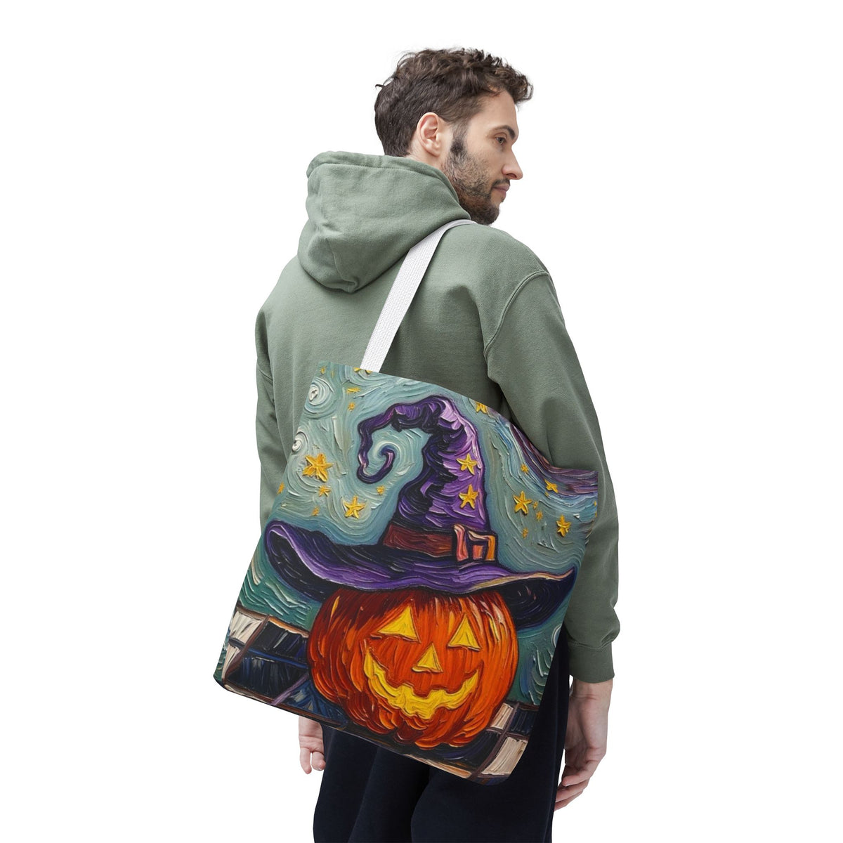 Halloween Tote Bag   - Artistic Colorful
