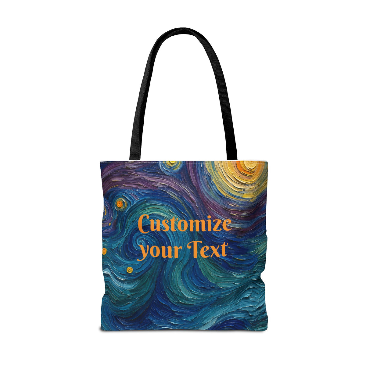 Halloween Tote Bag | Pumpkin After Midnight – Colorful Jack-O'-Lantern artistic design