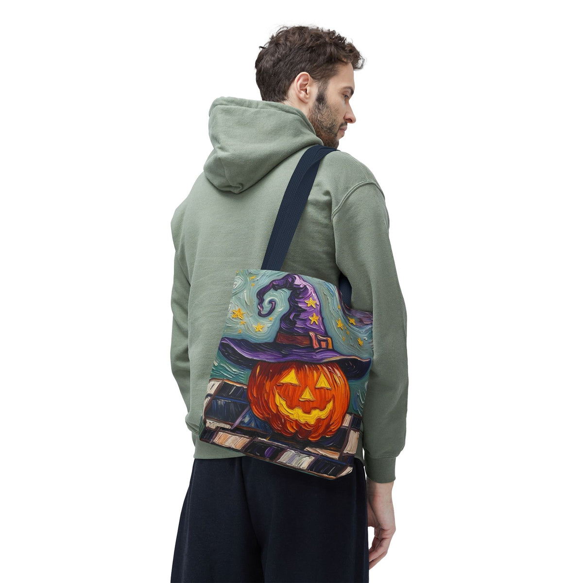 Halloween Tote Bag   - Artistic Colorful
