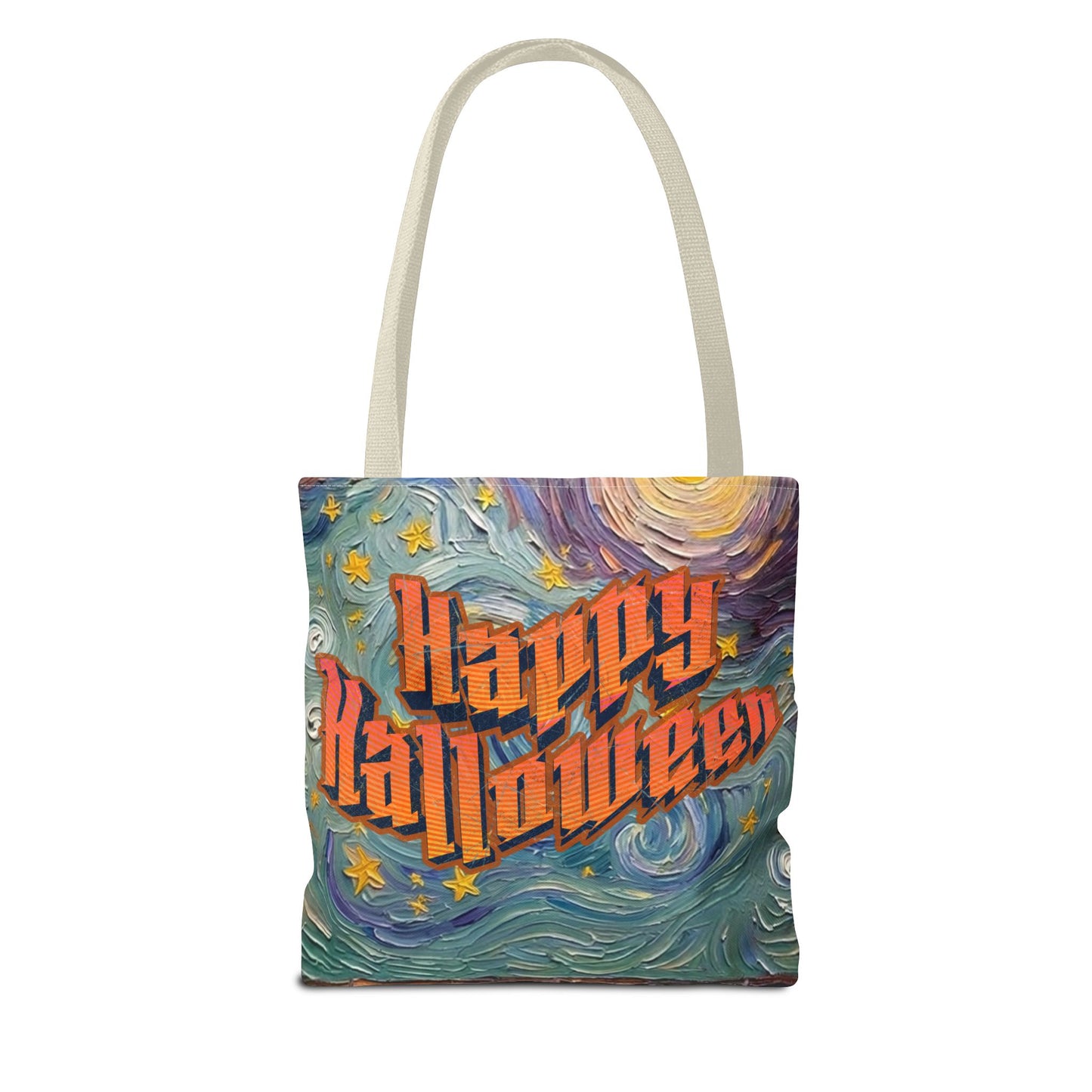 Halloween Tote Bag  - Artistic Colorful - 'Jack's Midnight Magic'