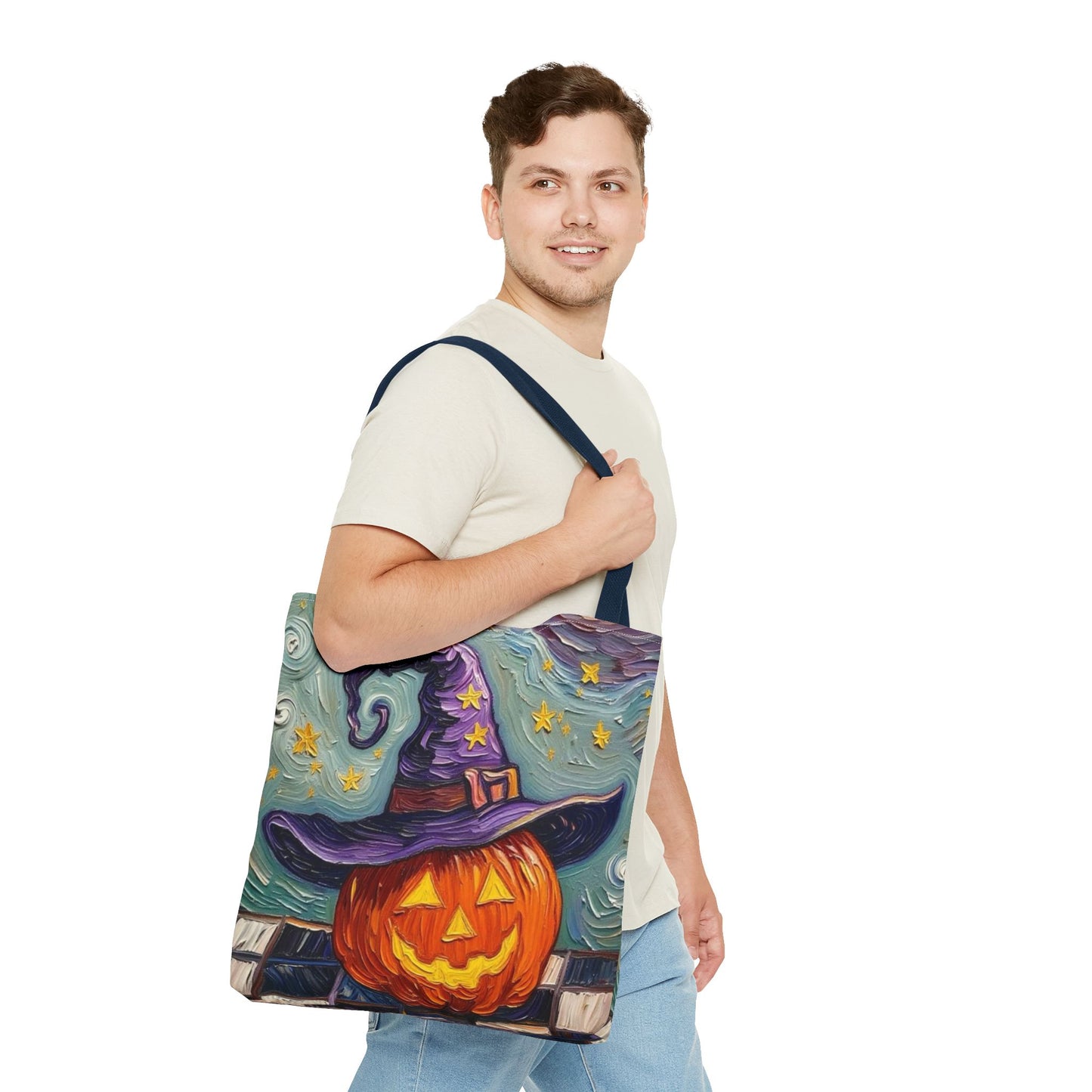 Halloween Tote Bag   - Artistic Colorful