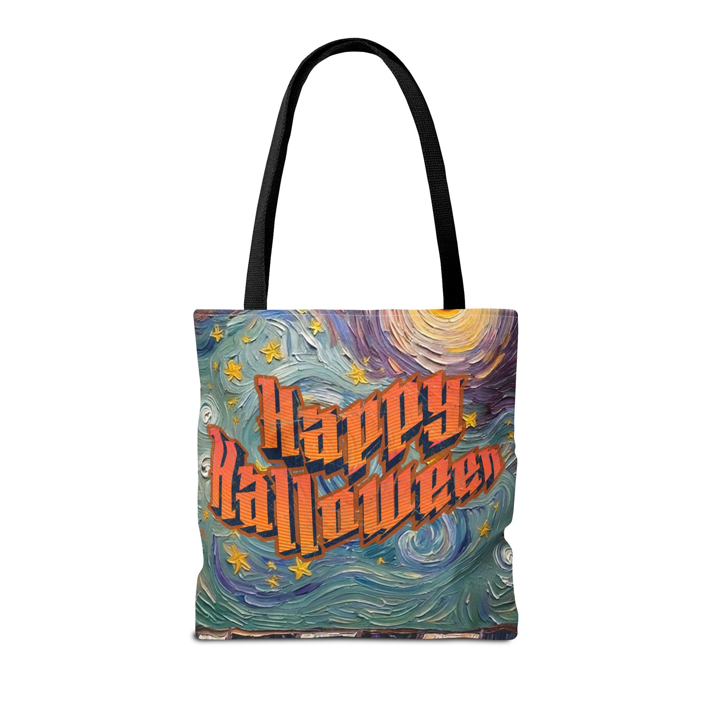 Halloween Tote Bag  - Artistic Colorful - 'Jack's Midnight Magic'