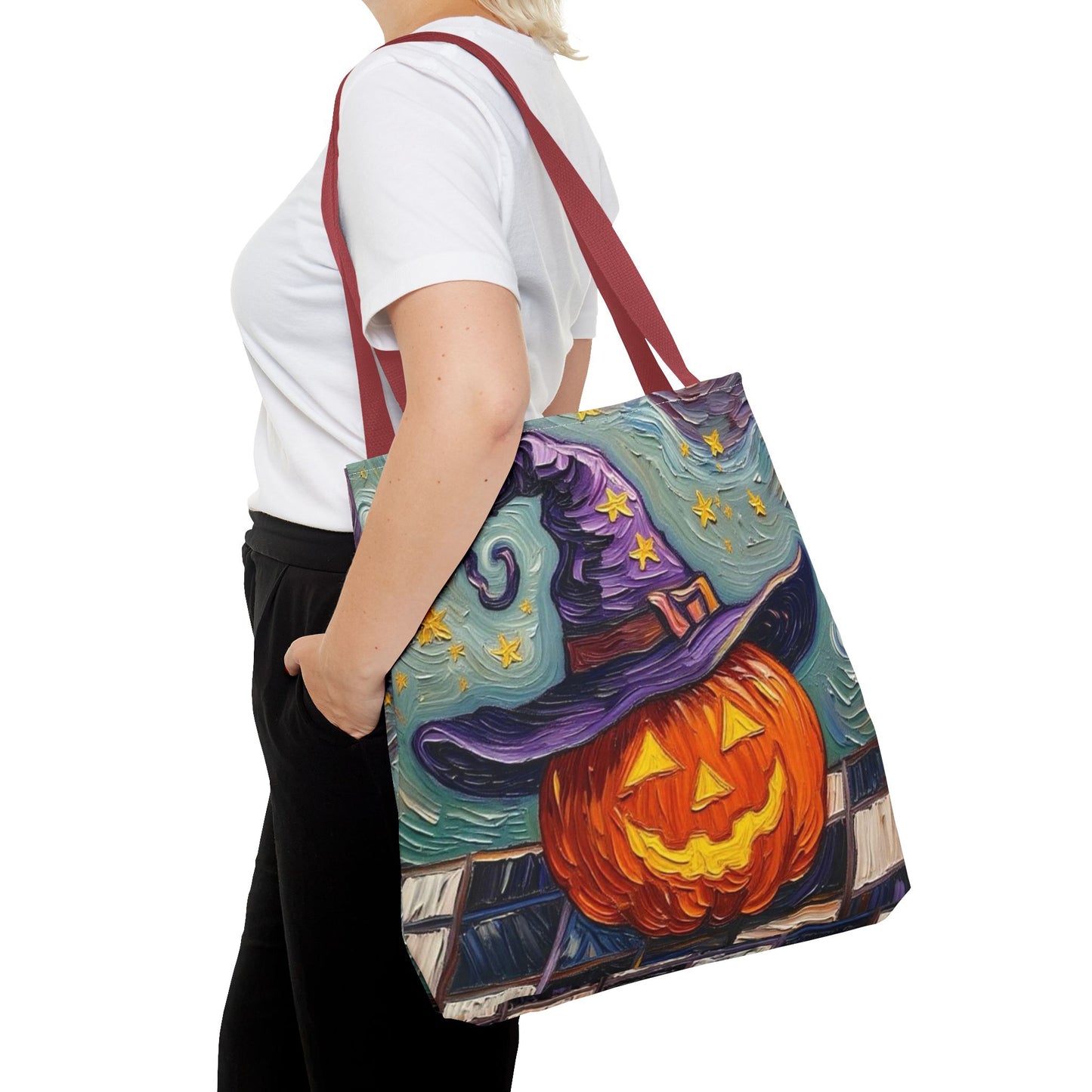 Halloween Tote Bag   - Artistic Colorful