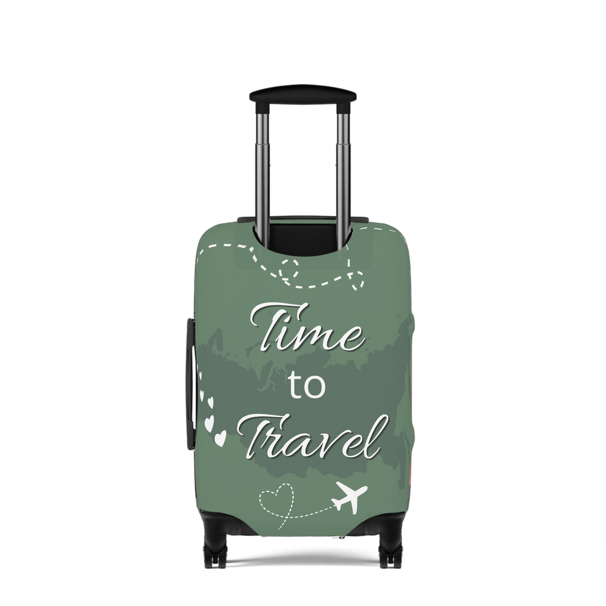 Luggage Cover Protector -Tropical Painterly Style Design - 'Into the Sunset'  -