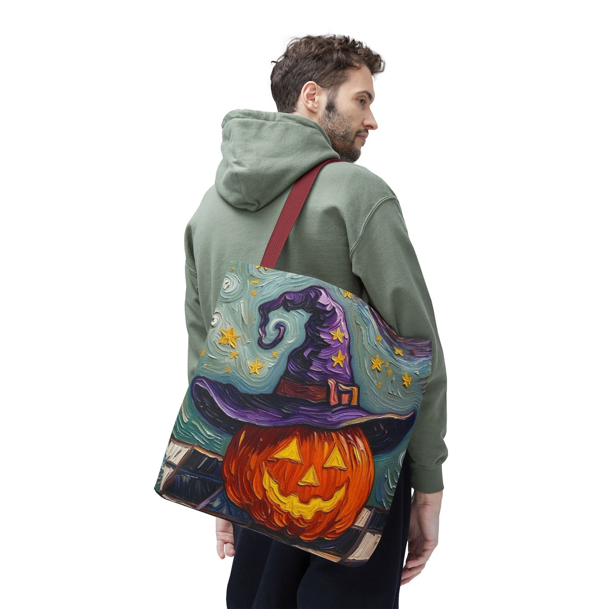 Halloween Tote Bag   - Artistic Colorful