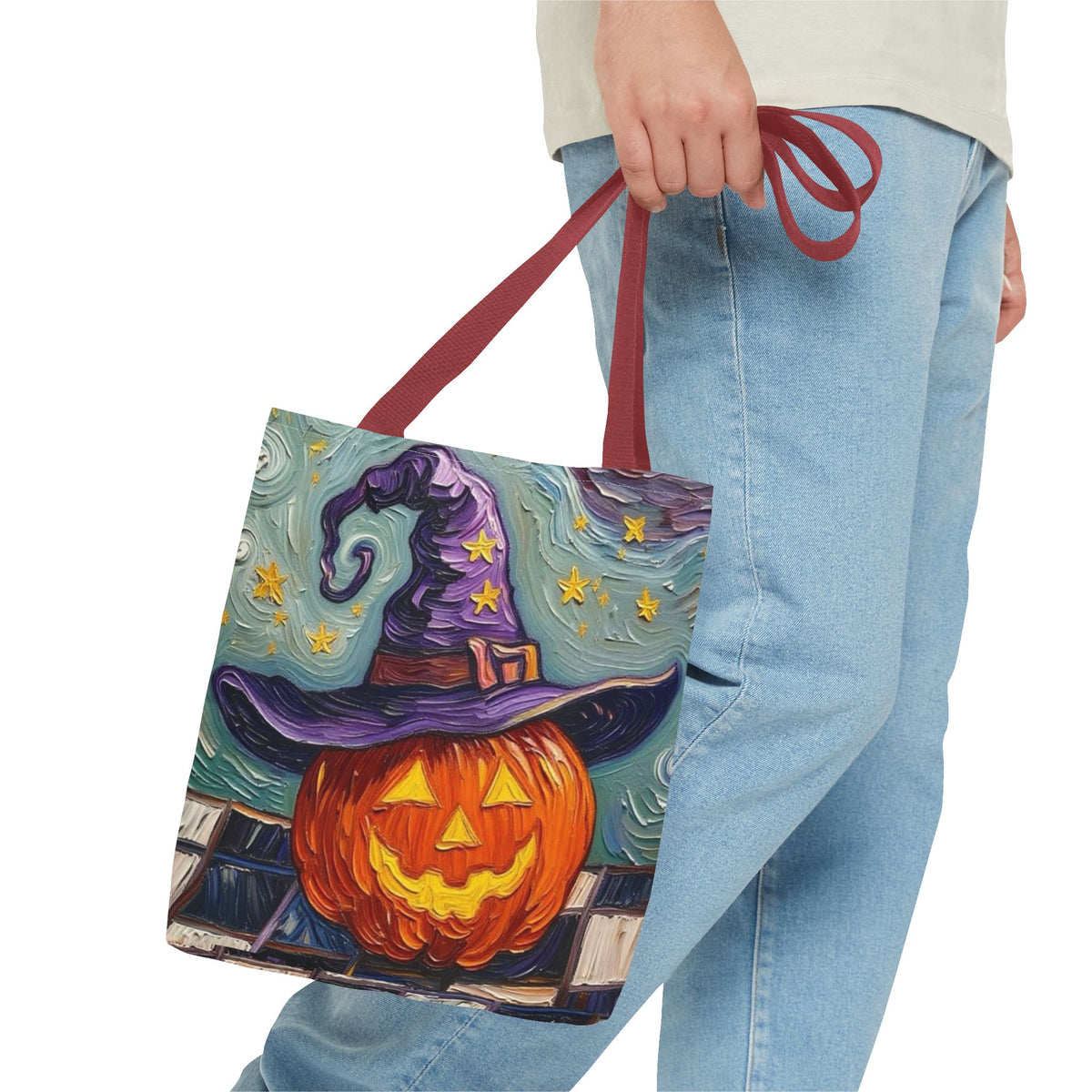 Halloween Tote Bag   - Artistic Colorful