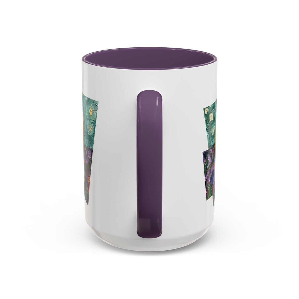 Coffee Mug Colorful Art - Coffee Cup Unique Painterly Design - 'Perk Up'