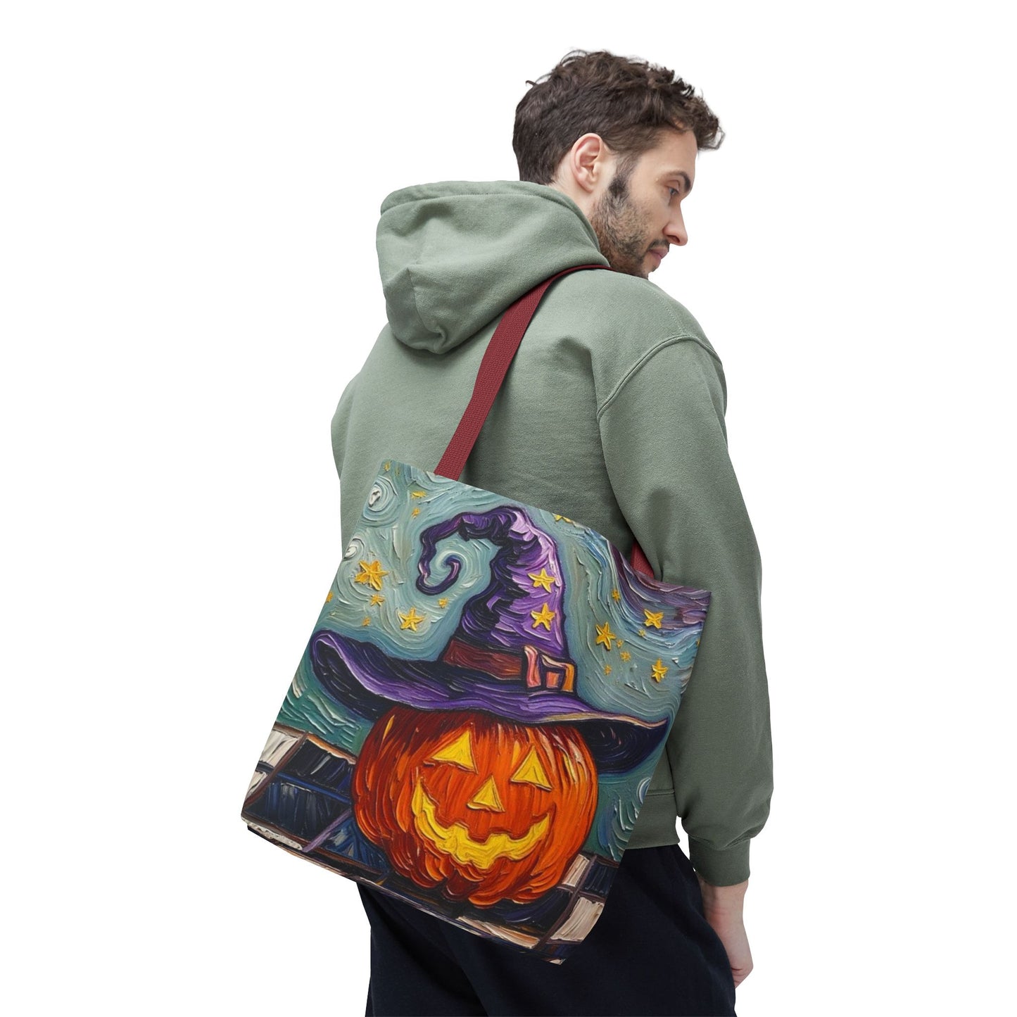 Halloween Tote Bag   - Artistic Colorful
