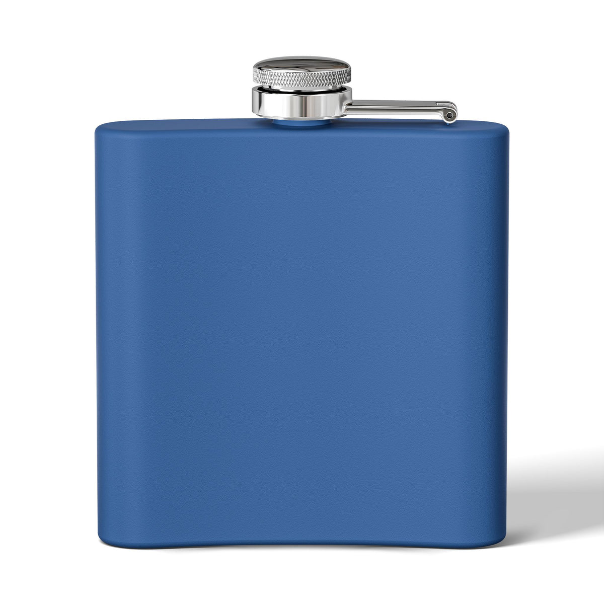 Flask - Stainless Steel 6oz  - Colorful Hot Pink Martini Splash Whimsical Artwork - 'Sway & Sip'
